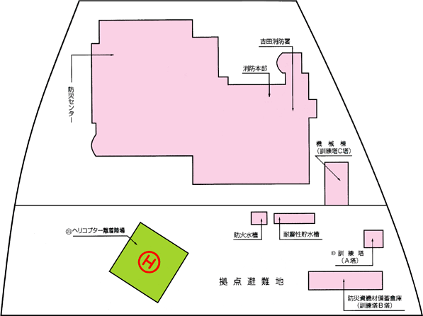 庁舎配置図